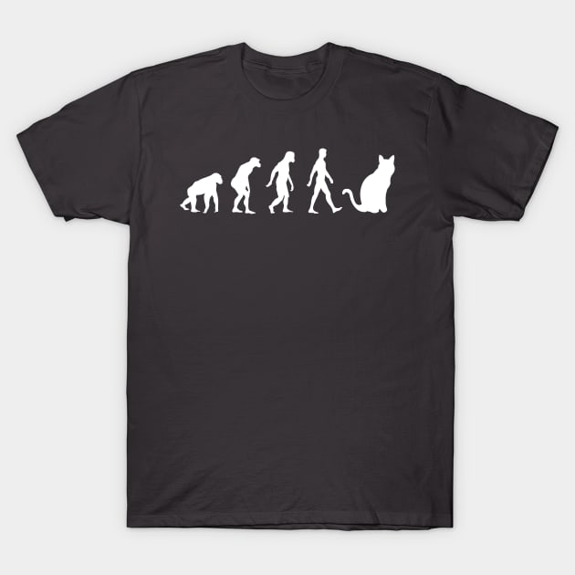 HUMAN CAT EVOLUTION T-Shirt by MoreThanThat